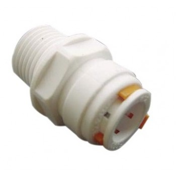 Raccordo femmina/maschio 1/2" per impianti idrici rapidi KP Ø 12 mm 